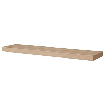 IKEA Wandregal 110x26 cm weiß gebeizt Eicheneffekt LACK (504.182.13)