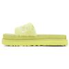 Laton Fur Slide Yellow Slippers Women's 1111236-MRT