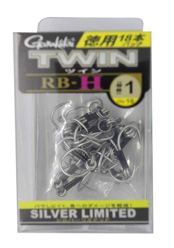 

Gamakatsu Treble Hook Rose Twin RB-H Silver Limited 18 шт. в упаковке