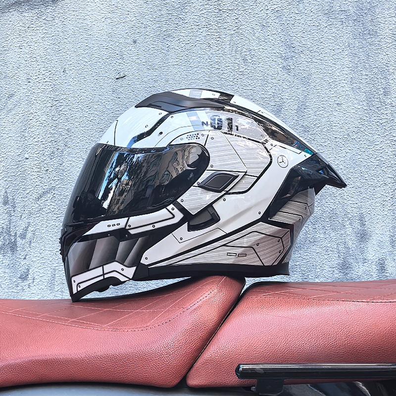 Motorcycle helmets Double Visors Modular Flip Up helmet DOT approved Full face casque moto racing Motocross helmet