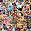 4850 100Pcs Anime One Piece Stickers Decals Graffiti Skateboard Laptop Phone Car Luffy Chopper Cool Cartoon Sticker For Kids