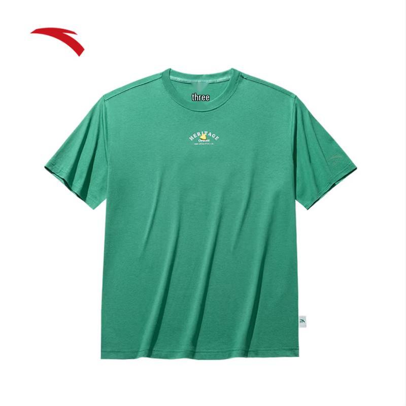 

Anta Retro Unisex Pure Cotton Short Sleeve T-Shirt L