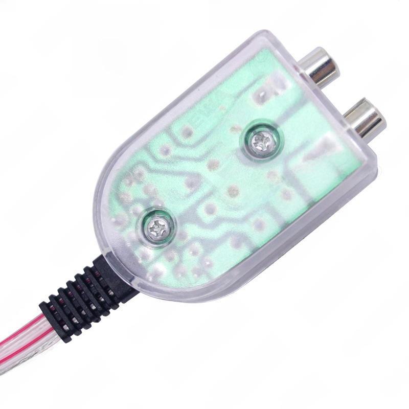 Car Audio High to Low Frequency Voltage Converter and Output Connector