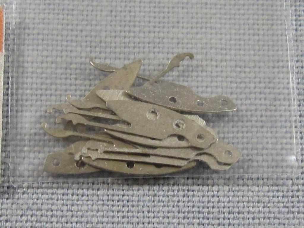 Citizen Part C 1059 Chronomaster and Other Backing Set of 10 077-27 A/D/D Plates