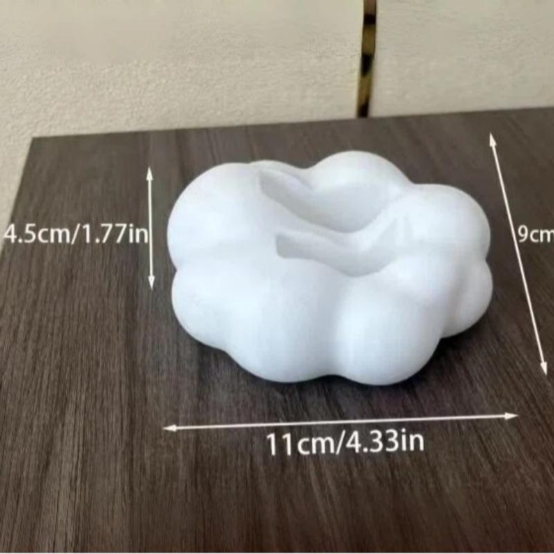 1PC 3D Printing Cloud Shape Remote Control Base, Home Storage, Saving Money, Environmentally Friendly Good Things, Environmentally Friendly Storage