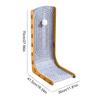 Cats Scratching Board L Shape Cat Scratcher Wall Mountable Furniture Protector for Indoor Cats