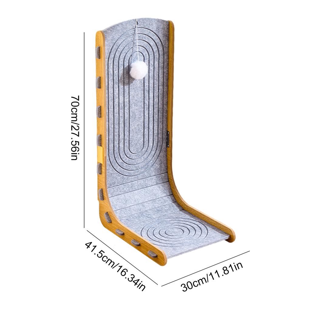 Cats Scratching Board L Shape Cat Scratcher Wall Mountable Furniture Protector for Indoor Cats