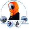 Waterproof Fleece Lined Riding Headgear with Goggles 3-in-1 Full Cover Ski Hood Cycling Skiing
