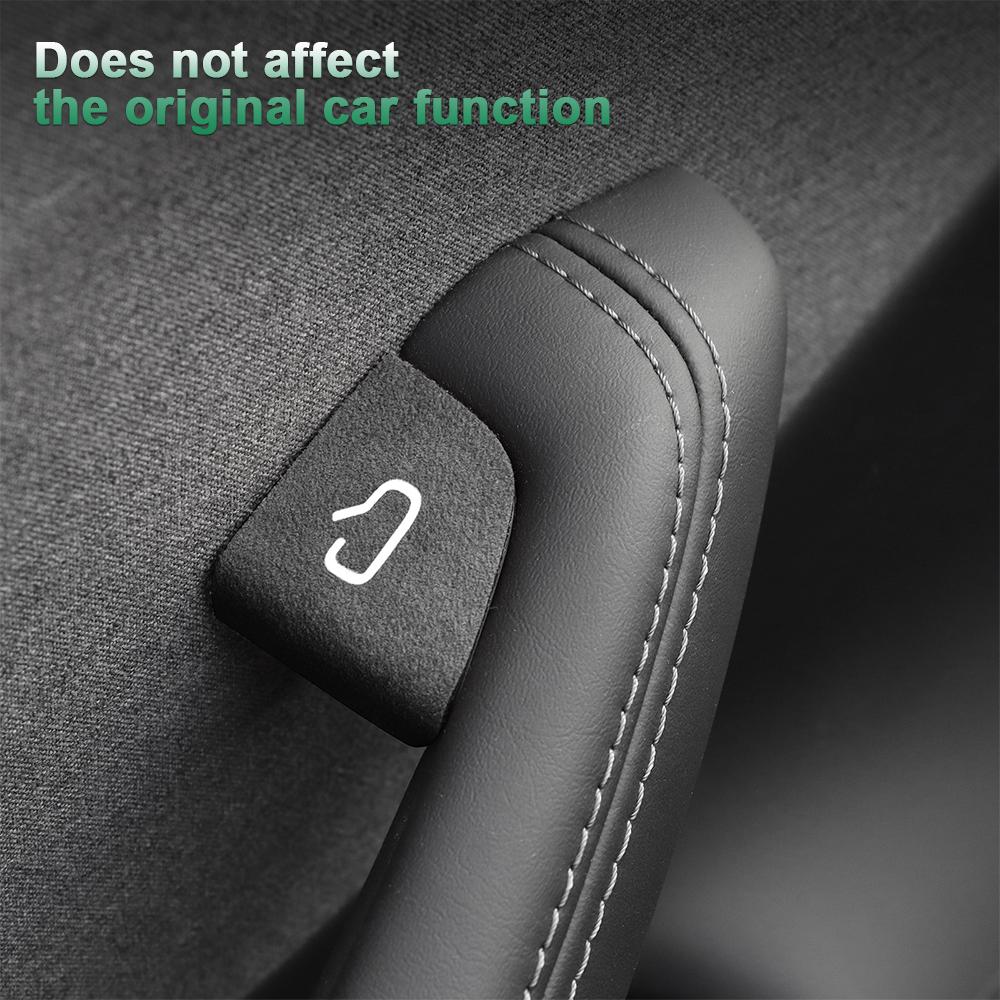 Italian Premium Suede For Tesla Model Y 2025 2026 Juniper Model YL Model 3 Highland 2024 2025 2026 Door Switch Patch Sticker