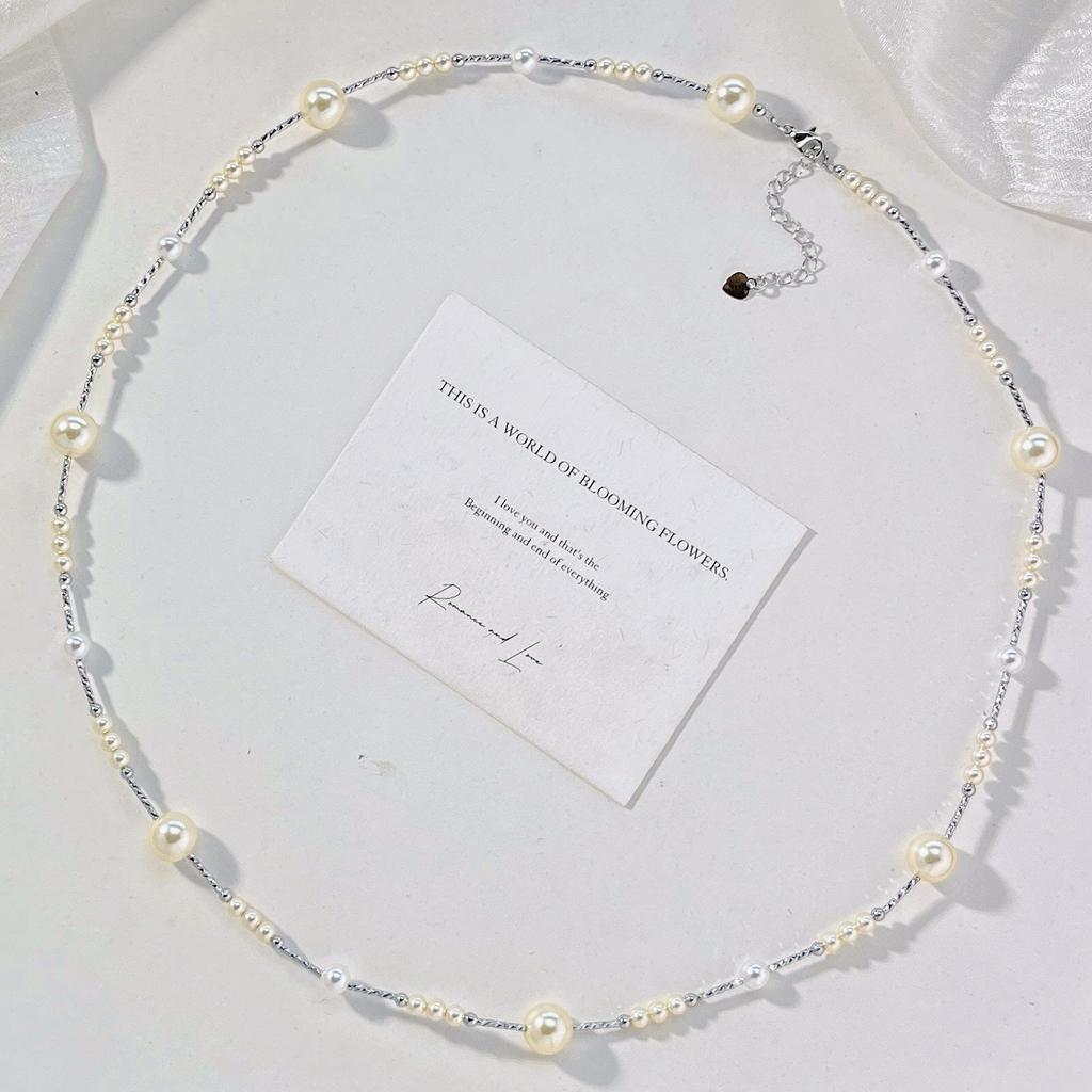 Vintage High Quality Mixed Color Artificial Crystal Necklace Necklace Sweater Chain