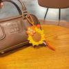 Handmade Crochet Sunflower Keychain - Teacher's Day Gift, Thank You Souvenir