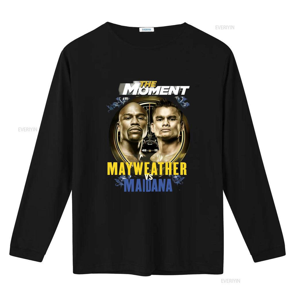 Alstyle Black T Shirt The MoUnisext MAYWEATHER Vs Maidana Boxing Match XL vintage Washed designer clothes Slightly Casual