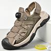 New Summer Men's Sandals Breathable 45 Large Size Bag Head Wear Rotating Girl Buckle Sports Sandals Beach Shoes