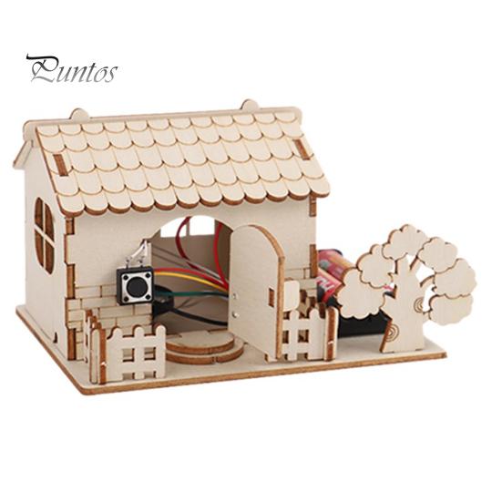 

Набор для самостоятельного изготовления дверного звонка STEM, деревянный научный проект для детей, электроника без пайки, обучающая игрушка, образовательный физический эксперимент для мальчиков и девочек Sets