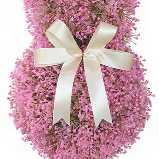 Umělá rostlina Králík Dekorace s Realistickými Zelenými Listy Odolná proti Vyblednutí Falešné Rostliny Plast Odolný proti UV Zářením Velikonoční Dekorace pro Domácí Vstupní Dveře