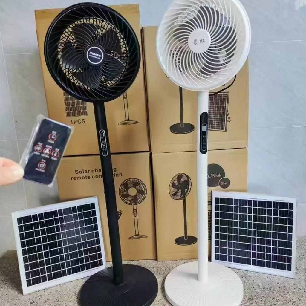16 İnç Büyük Rüzgar Enerjili Elektrikli Fan Akıllı Dokunmatik Kontrollü Yer Fanı Kablosuz Taşınabilir Güneş Enerjili Şarjlı Fan