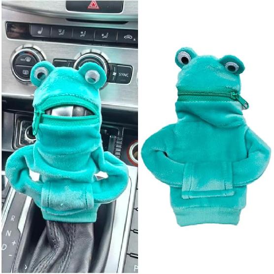 Mini Frog Gear Stick Car Shifter Hoodie, Gear Shift Cover Funny Gearshift Sweater, Gear Shift Knob Hoodie Protector, Cute Gadgets Car Interior
