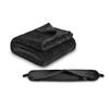 2 in 1 U-shaped Pillow and Blanket Flannel Space-saving Travel Pillow and Blanket Set Folding Solid Color Throw Blanket