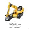 4 Pieces Construction Vehicle Toy Building Kit Dump Truck Interactive Birthday Gift Assembly