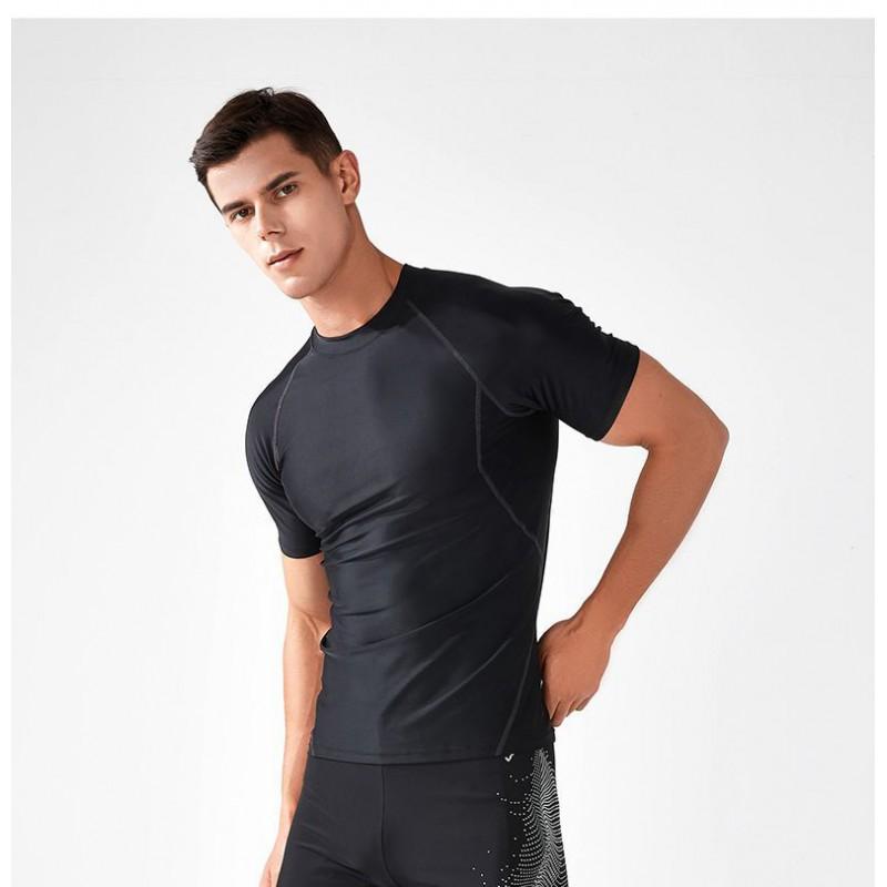 Mens Mid-Length Athletic Swim Trunks Competitive Swimming Water Sports Surf Diving