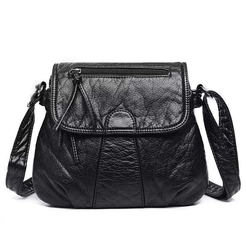 Women Soft Leather Shoulder Bag FemaleCrossbody Purse