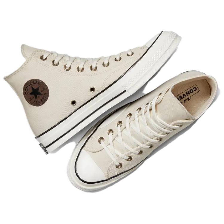 Converse 1970s Comfortable Versatile Fashion High-Top Canvas Shoes Unisex Sneakers Brown A11734C