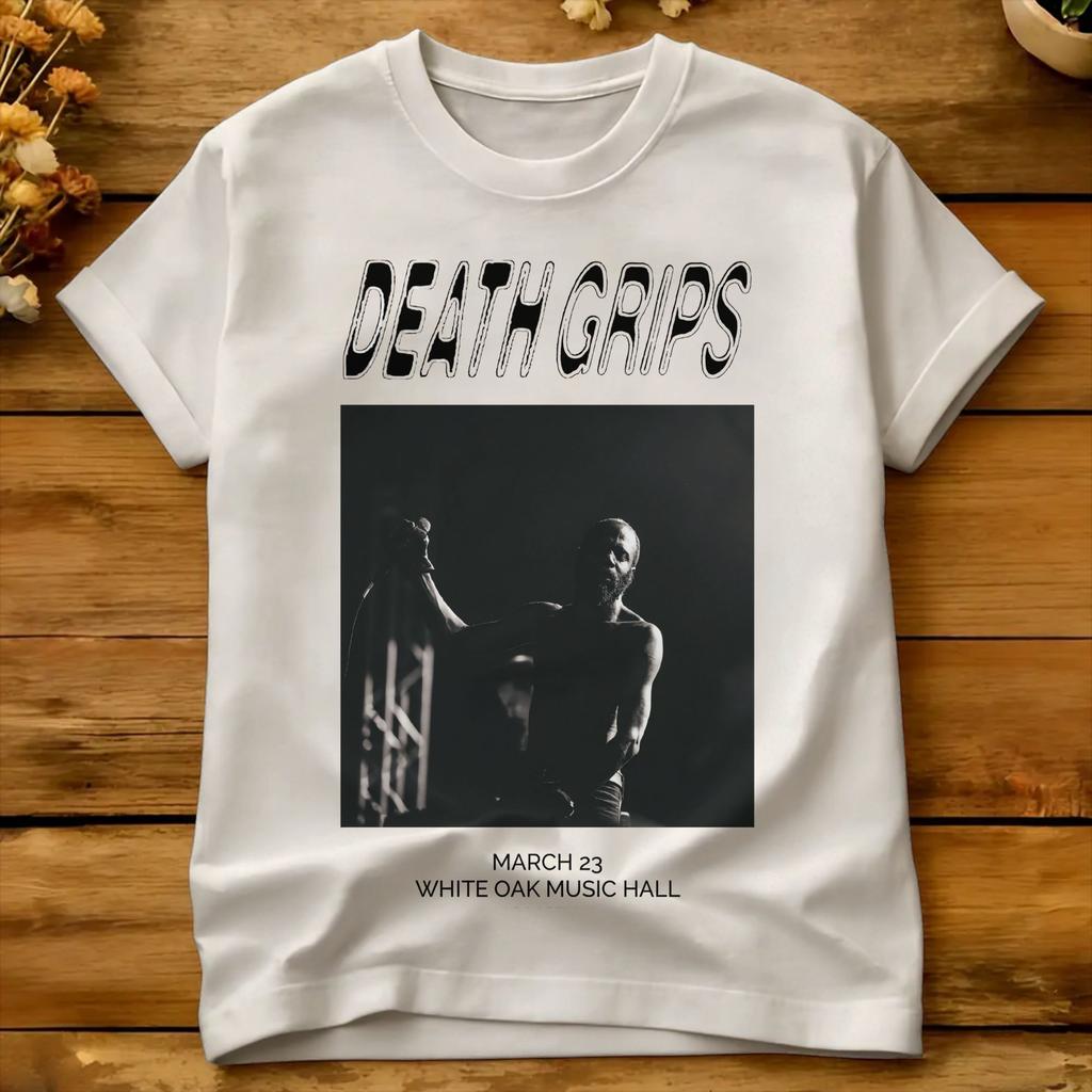 Death Grips Tshirt Beach Hip Hop T Shirts Cotton Oneck Oversized Tees Short Sleeve Y2k Casual Tops