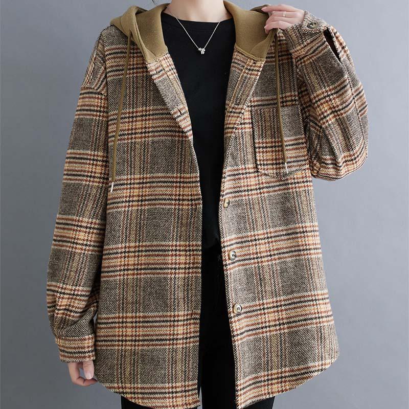 Mantel für Damen Verdickt Herbst Winter Windjacke Übergröße Wasserdicht Lässige Jacke