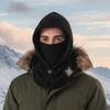 Cieplejsza Kominiarka z Polarowym Kapturem i Sznurkiem Zimowa Czapka Pulowerowa Miękka Nakrycie Szyi z Kapturem Kolarstwo