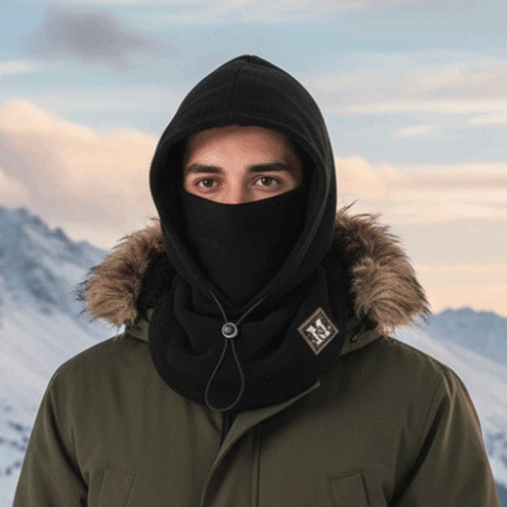 Warmere Kap met Trekkoord Winter Pullovermuts Mode Fleece Balaclava Hoed Wandelen