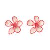 Pinkdudu Gradient Sakura Enamel Stud Earrings Sweet Floral Earrings for Women Jewelry PD1947