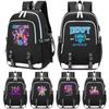 Anime KPOP Printed Backpack for Teenager Student Bookbag Schoolbag Women Large Capacity Waterproof Travel Bag Gift