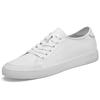 Fashion 2025 New Men Genuine Leather Vulcanized Shoes Brand Casual Leather Hollow Out Walking Shoes Italian Handmade Designer Sneakers
