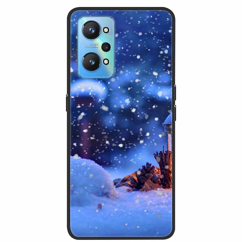 Christmas Cover For Realme GT Neo 2 2T 3 3T Cases Lovely Soft TPU Silicone Covers for Realme C21Y C25Y Q5 Pro Neo2 Neo3 Neo2T
