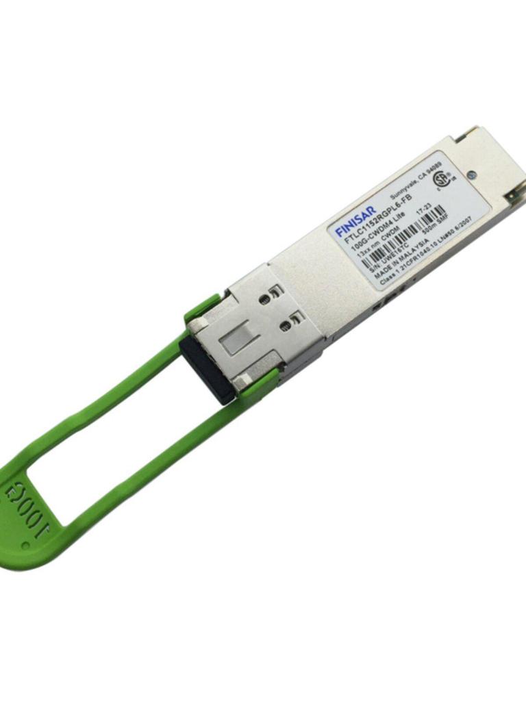 FINISAR QSFP28-100G CWDM4 Optical Module, Multimode, 500M: FTLC1152RGPL6-FB.