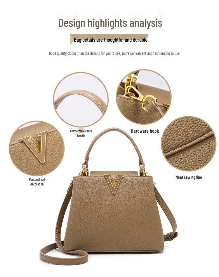 Women's 2025 Fashion Versatile Large Capacity Bucket Crossbody Handbag