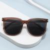 8pcs UV Resistant Oversize Sunglasses Set Women Luxury Square Retro Style Rectangular Frame Unisex Personalized Glasses