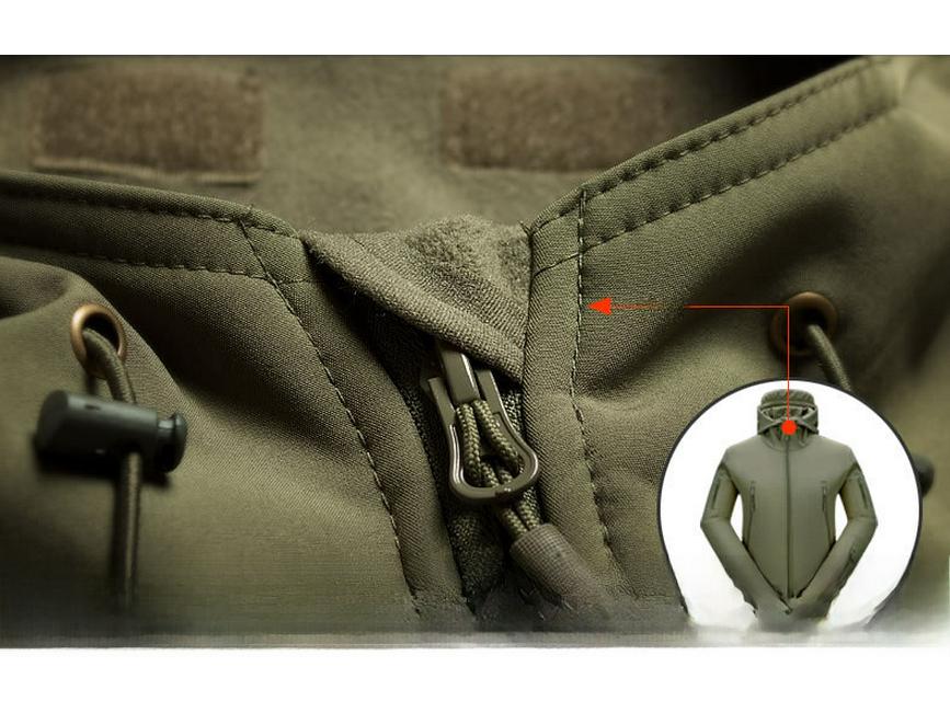 Men's 3-in-1 Tactical Soft Shell Jacket - Thickened, Windproof, Warm.