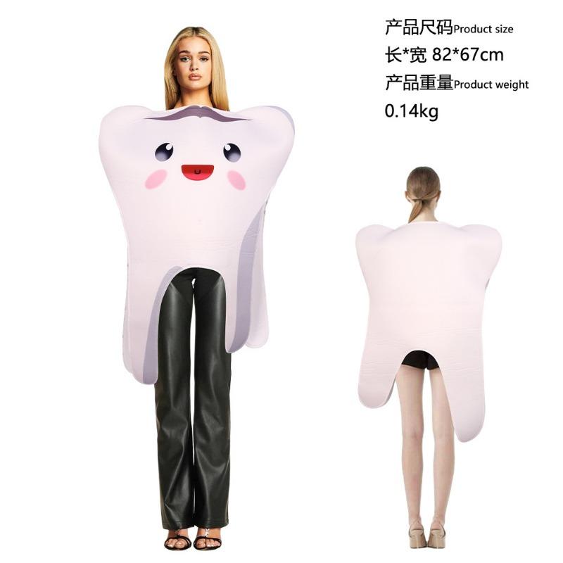 Halloween Mona Lisa 2 Costume Mural Costume Campus Event Performance Composite Sponge Suit Onesie