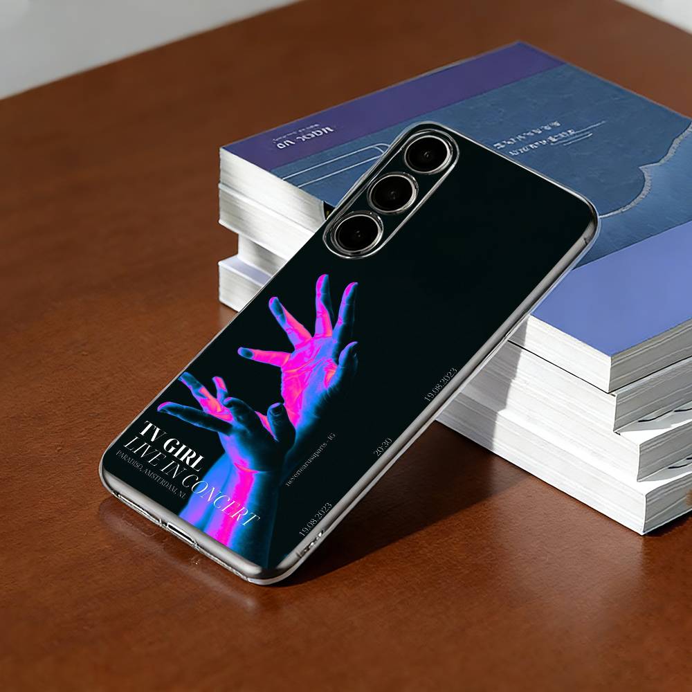 T-TV Girl Band-d Phone Case Transparent Silicone Soft For SamsungA10,12,20,21S,30,31,40,50,51,52,70,71 Samsung a12