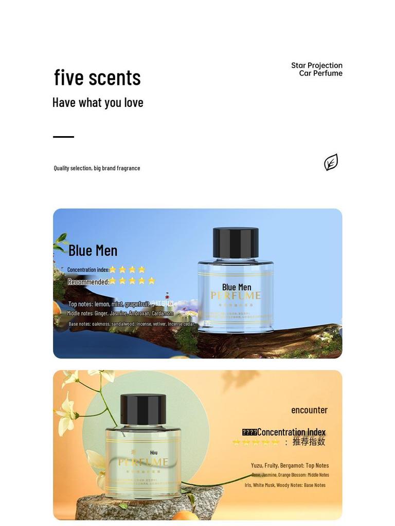 2023 Smart Voice-Activated Car Aroma Diffuser with Ambient Lighting and Starry Sky Perfume, Syncs with Car