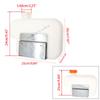 2.5L/4.5L/5L/5.8L/7L/10L Riscaldatore da Parcheggio per Auto Caravan Motorhome Strumento Serbatoio Carburante Olio Benzina Plastica Riscaldatore d'Aria per Auto Diesel