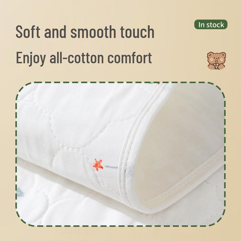 Breathable Waterproof Washable Cotton Baby Diaper Pad - Leak-Proof Protection for Newborns
