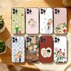 Charlie And Lola Anime Phone Case For iPhone17 16 15 14 13 12 11 Pro Max Plus,5G Soft Black Case