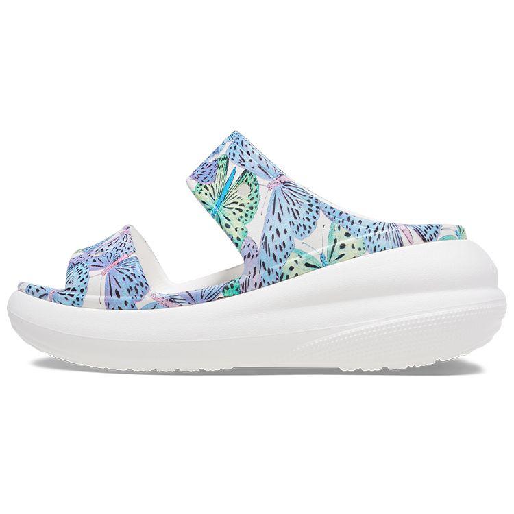 Crocs Eva Mambo Butterfly Puff Sports Sandals Women Sandals White 208247-94S