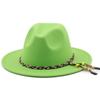New Wool Wide Brim Floppy Felt Trilby Bowknot Fedora Hat For Elegant Womem Ladies Winter Auturmn Cashmere Gangster Church Hat