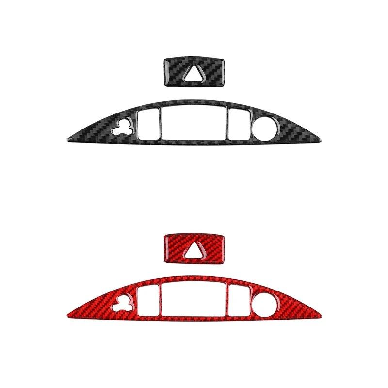 Car Emergency Light Lamp Switch Warning Button Trim Cover Panel Sticker For Mazda Mx-5 Miata Nc 2009-2015 Accessories Interior