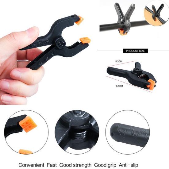 2 Inch Spring Clamps Heavy Duty Plastic Clip DIY Woodworking Tools Toggle Grip
