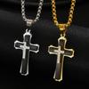 European and American Personality Niche Jewelry Accessories Double Cross Pendant Necklace