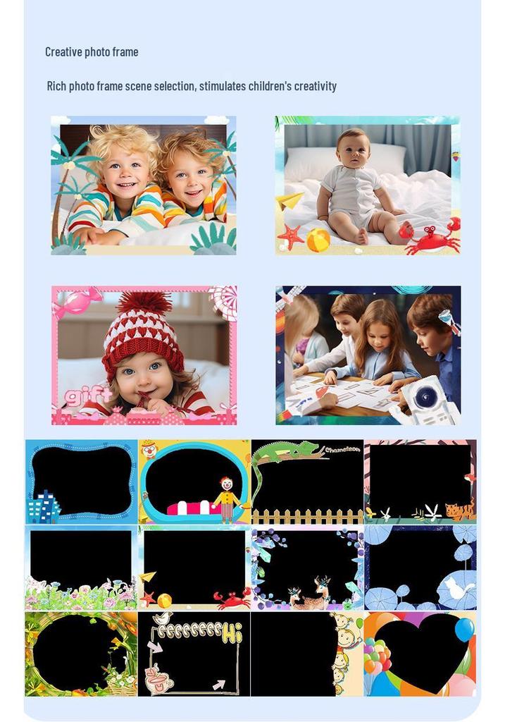 Q3 Fox Kids' Cartoon Mini HD Dual Camera for Photos & Videos
